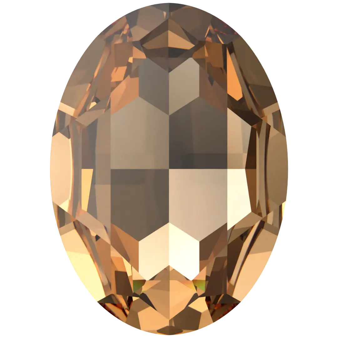 Swarovski Fancy Stones Big Oval (4127) Light Colorado Topaz - Bluestreak Crystals