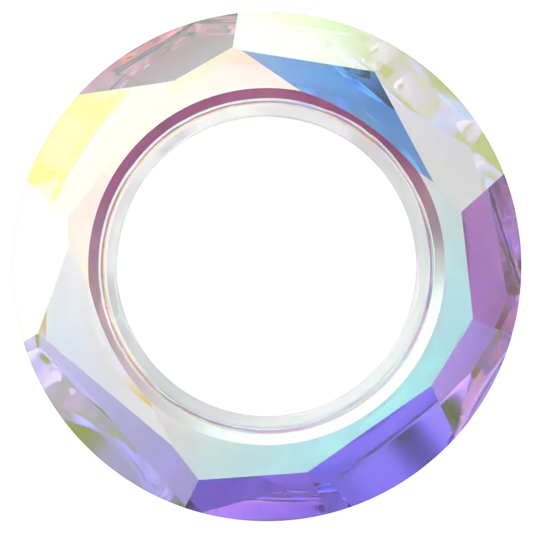 Swarovski Fancy Stones Cosmic Ring (4139) Crystal AB UNFOILED - Bluestreak Crystals