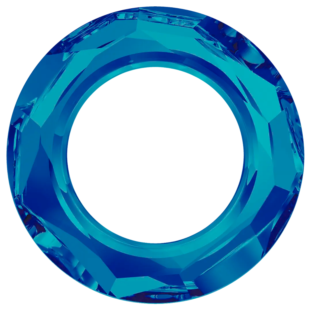 Swarovski Fancy Stones Cosmic Ring (4139) Crystal Bermuda Blue - Bluestreak Crystals