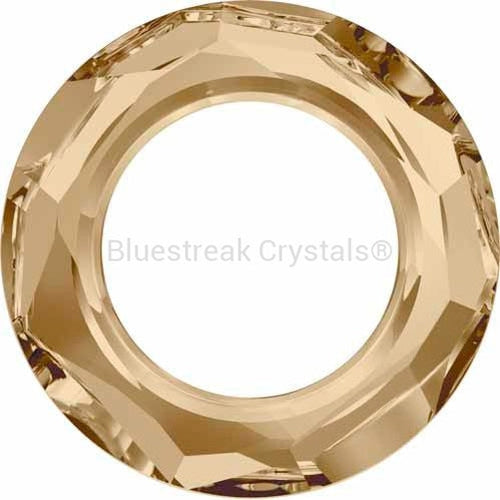 Swarovski Fancy Stones Cosmic Ring (4139) Crystal Golden Shadow UNFOILED-Swarovski Fancy Stones-14mm - Pack of 72 (Wholesale)-Bluestreak Crystals