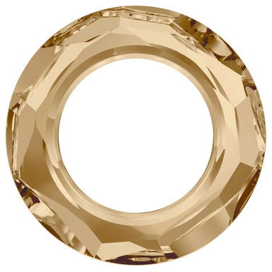 Swarovski Fancy Stones Cosmic Ring (4139) Crystal Golden Shadow UNFOILED - Bluestreak Crystals