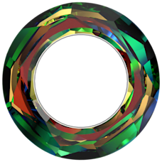 Swarovski Fancy Stones Cosmic Ring (4139) Crystal Vitrail Medium - Bluestreak Crystals