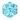 Swarovski Fancy Stones Cube (4841) Aquamarine Comet Argent Light - Bluestreak Crystals