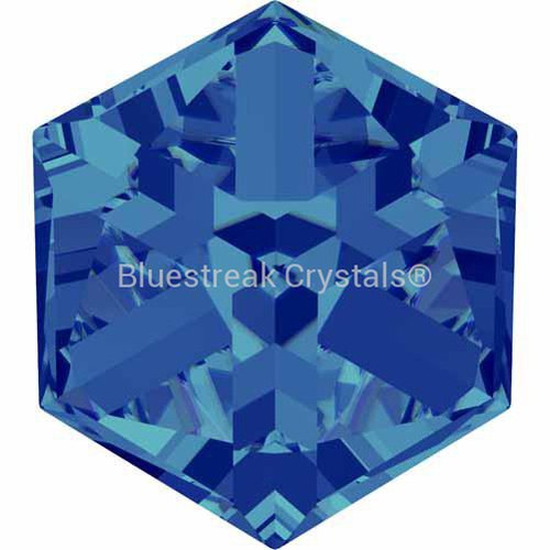 Swarovski Fancy Stones Cube (4841) Crystal Bermuda Blue-Swarovski Fancy Stones-4mm - Pack of 288 (Wholesale)-Bluestreak Crystals
