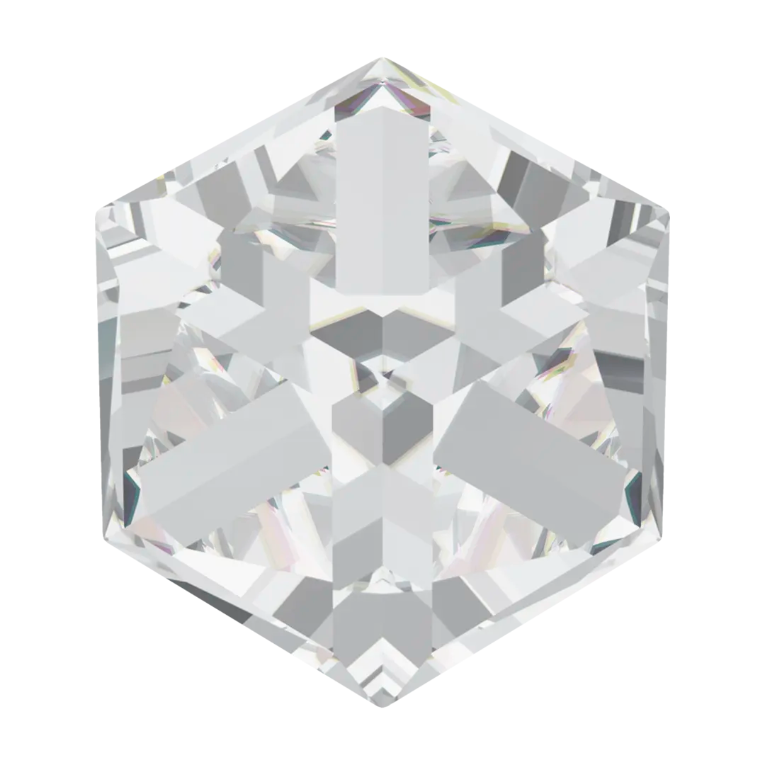 Swarovski Fancy Stones Cube (4841) Crystal Comet Argent Light - Bluestreak Crystals