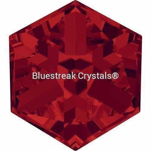 Swarovski Fancy Stones Cube (4841) Light Siam Comet Argent Light-Swarovski Fancy Stones-4mm - Pack of 288 (Wholesale)-Bluestreak Crystals