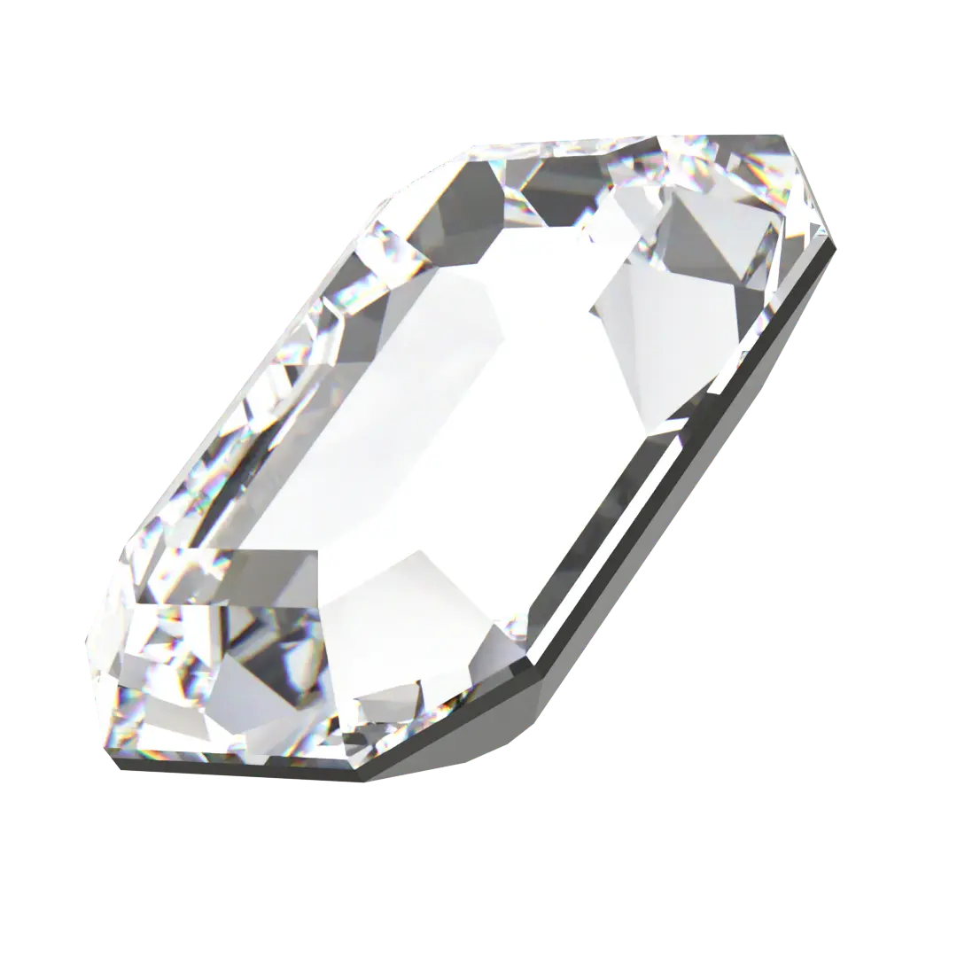 Swarovski Fancy Stones Curved Back Octagon (4610) Crystal - Bluestreak Crystals
