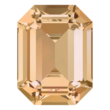 Swarovski Fancy Stones Curved Back Octagon (4610) Crystal Golden Shadow - Bluestreak Crystals