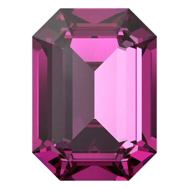 Swarovski Fancy Stones Curved Back Octagon (4610) Dark Rose - Bluestreak Crystals