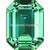 Swarovski Fancy Stones Curved Back Octagon (4610) Emerald-Swarovski Fancy Stones-14x10mm - Pack of 144 (Wholesale)-Bluestreak Crystals