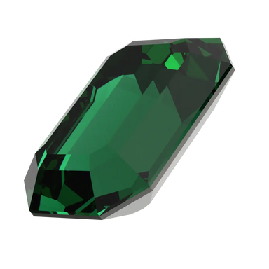 Swarovski Fancy Stones Curved Back Octagon (4610) Majestic Green - Bluestreak Crystals