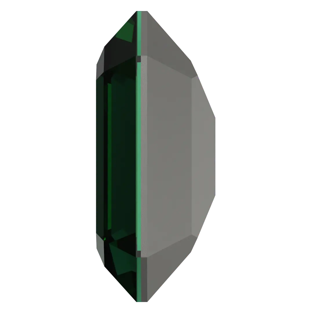 Swarovski Fancy Stones Curved Back Octagon (4610) Majestic Green - Bluestreak Crystals