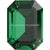 Swarovski Fancy Stones Curved Back Octagon (4610) Majestic Green-Swarovski Fancy Stones-14x10mm - Pack of 144 (Wholesale)-Bluestreak Crystals