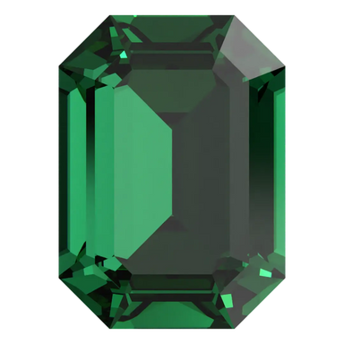 Swarovski Fancy Stones Curved Back Octagon (4610) Majestic Green - Bluestreak Crystals