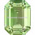 Swarovski Fancy Stones Curved Back Octagon (4610) Peridot-Swarovski Fancy Stones-14x10mm - Pack of 144 (Wholesale)-Bluestreak Crystals