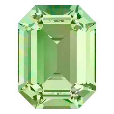 Swarovski Fancy Stones Curved Back Octagon (4610) Peridot - Bluestreak Crystals