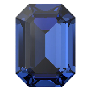 Swarovski Fancy Stones Curved Back Octagon (4610) Recreated Dark Sapphire - Bluestreak Crystals