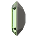 Swarovski Fancy Stones Curved Back Octagon (4610) Recreated Peridot - Bluestreak Crystals