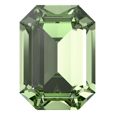 Swarovski Fancy Stones Curved Back Octagon (4610) Recreated Peridot - Bluestreak Crystals