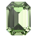 Swarovski Fancy Stones Curved Back Octagon (4610) Recreated Peridot - Bluestreak Crystals