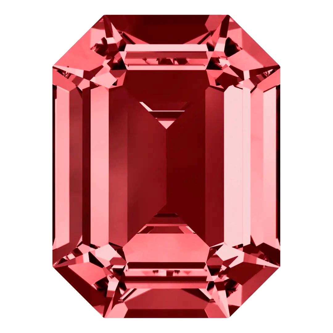 Swarovski Fancy Stones Curved Back Octagon (4610) Siam - Bluestreak Crystals