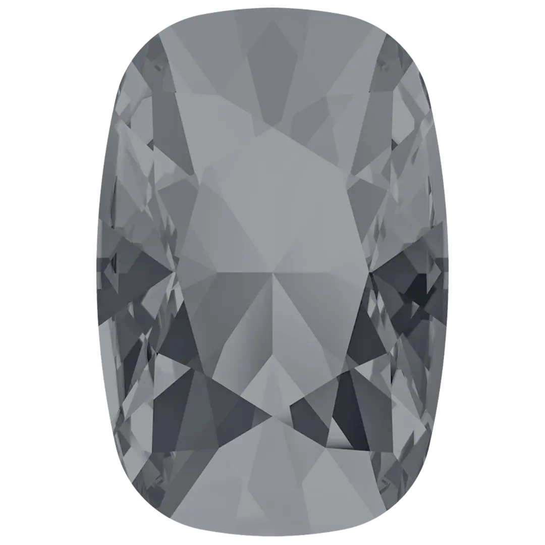 Swarovski Fancy Stones Cushion (4568) Crystal Silver Night UNFOILED - Bluestreak Crystals