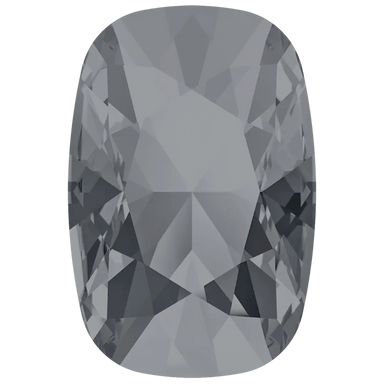 Swarovski Fancy Stones Cushion (4568) Crystal Silver Night UNFOILED - Bluestreak Crystals