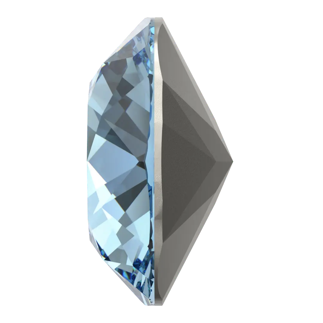 Swarovski Fancy Stones Cushion Square (4470) Aquamarine - Bluestreak Crystals