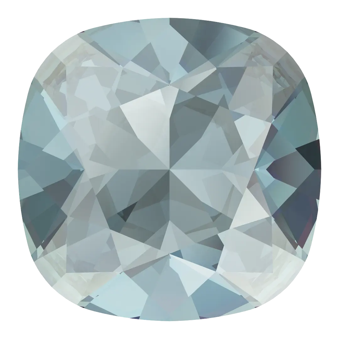 Swarovski Fancy Stones Cushion Square (4470) Aquamarine Ignite UNFOILED - Bluestreak Crystals