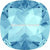 Swarovski Fancy Stones Cushion Square (4470) Aquamarine-Swarovski Fancy Stones-10mm - Pack of 144 (Wholesale)-Bluestreak Crystals