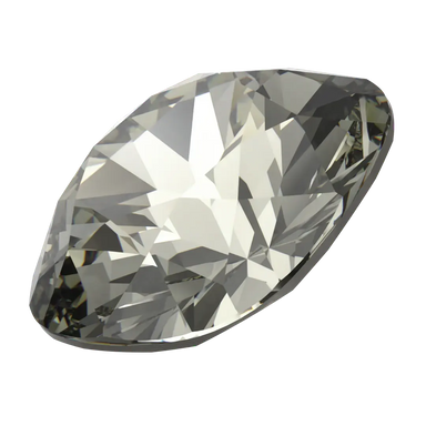 Swarovski Fancy Stones Cushion Square (4470) Black Diamond - Bluestreak Crystals