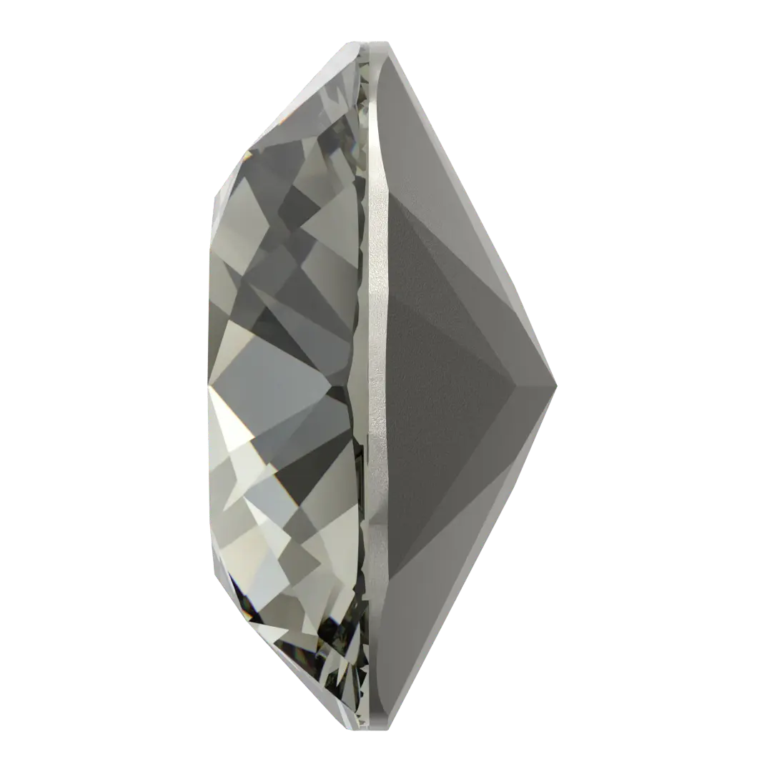 Swarovski Fancy Stones Cushion Square (4470) Black Diamond - Bluestreak Crystals