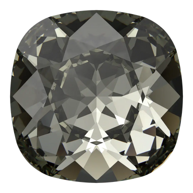 Swarovski Fancy Stones Cushion Square (4470) Black Diamond - Bluestreak Crystals