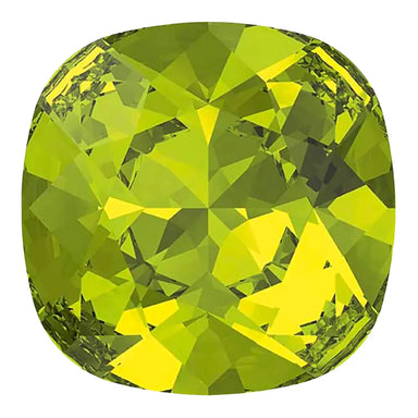 Swarovski Fancy Stones Cushion Square (4470) Citrus Green - Bluestreak Crystals