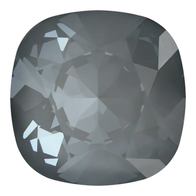 Swarovski Fancy Stones Cushion Square (4470) Crystal Dark Grey Ignite UNFOILED - Bluestreak Crystals