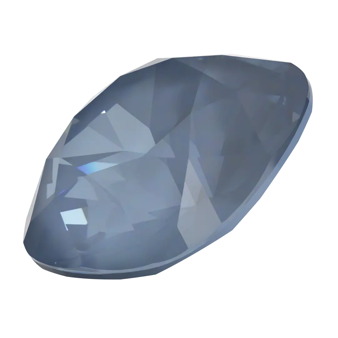 Swarovski Fancy Stones Cushion Square (4470) Crystal Denim Ignite UNFOILED - Bluestreak Crystals