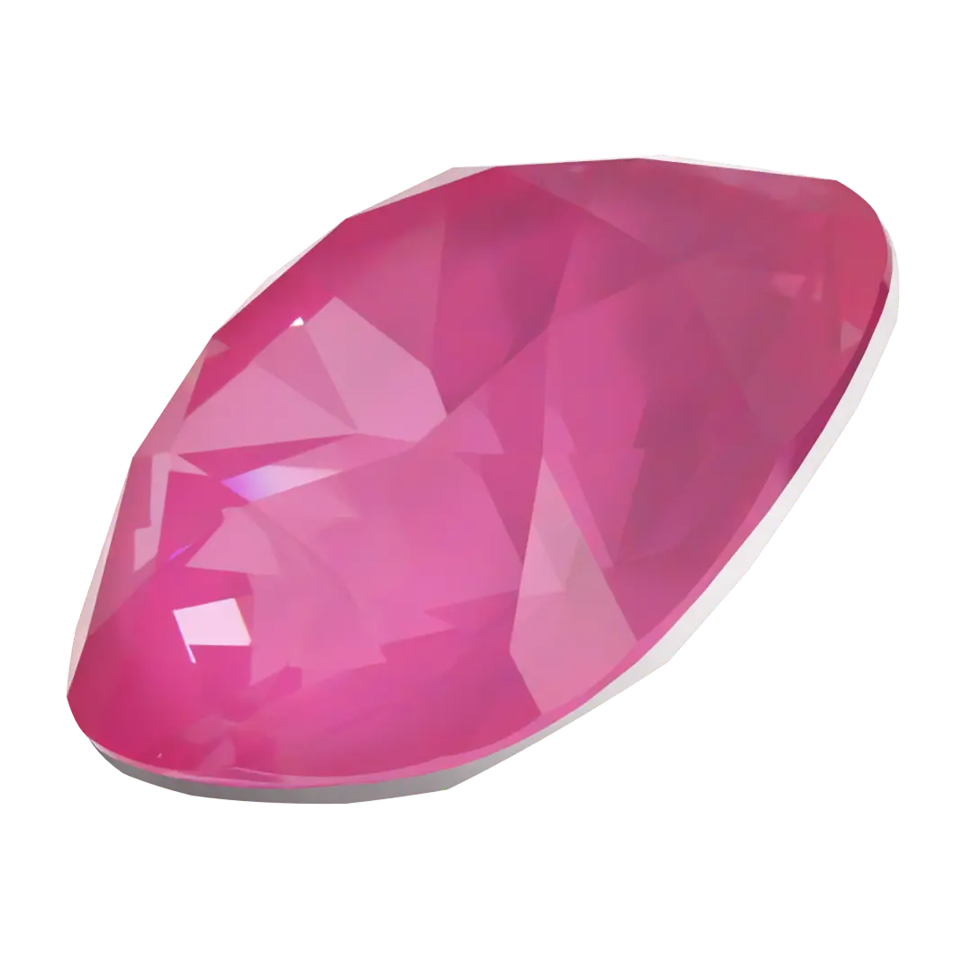 Swarovski Fancy Stones Cushion Square (4470) Crystal Electric Pink Ignite UNFOILED - Bluestreak Crystals