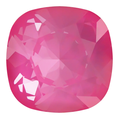 Swarovski Fancy Stones Cushion Square (4470) Crystal Electric Pink Ignite UNFOILED - Bluestreak Crystals