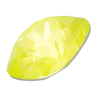 Swarovski Fancy Stones Cushion Square (4470) Crystal Electric Yellow Ignite UNFOILED - Bluestreak Crystals