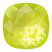 Swarovski Fancy Stones Cushion Square (4470) Crystal Electric Yellow Ignite UNFOILED - Bluestreak Crystals