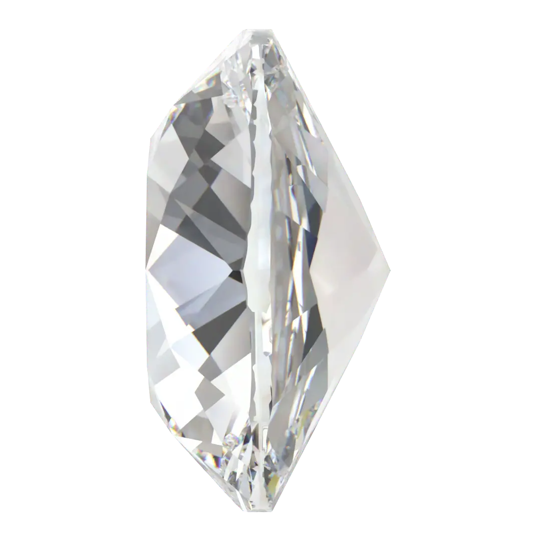 Swarovski Fancy Stones Cushion Square (4470) Crystal Ignite UNFOILED - Bluestreak Crystals