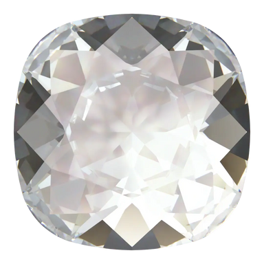 Swarovski Fancy Stones Cushion Square (4470) Crystal Ignite UNFOILED - Bluestreak Crystals