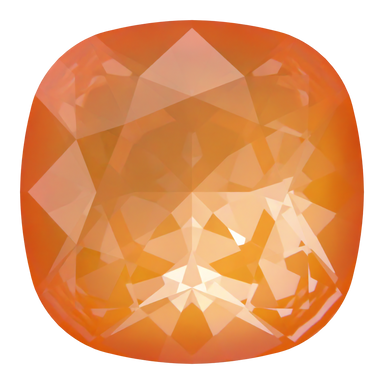 Swarovski Fancy Stones Cushion Square (4470) Crystal Mango Ignite UNFOILED - Bluestreak Crystals