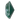 Swarovski Fancy Stones Cushion Square (4470) Crystal Pine Green Ignite UNFOILED - Bluestreak Crystals
