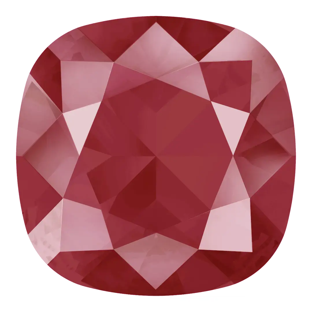 Swarovski Fancy Stones Cushion Square (4470) Crystal Royal Red DeLite - Bluestreak Crystals