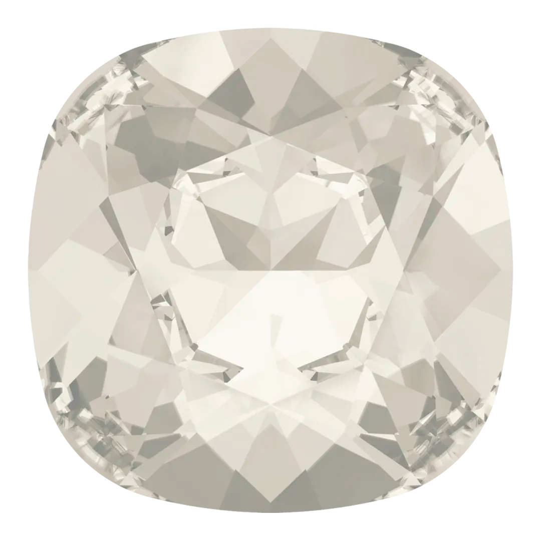 Swarovski Fancy Stones Cushion Square (4470) Crystal Silver Shade - Bluestreak Crystals