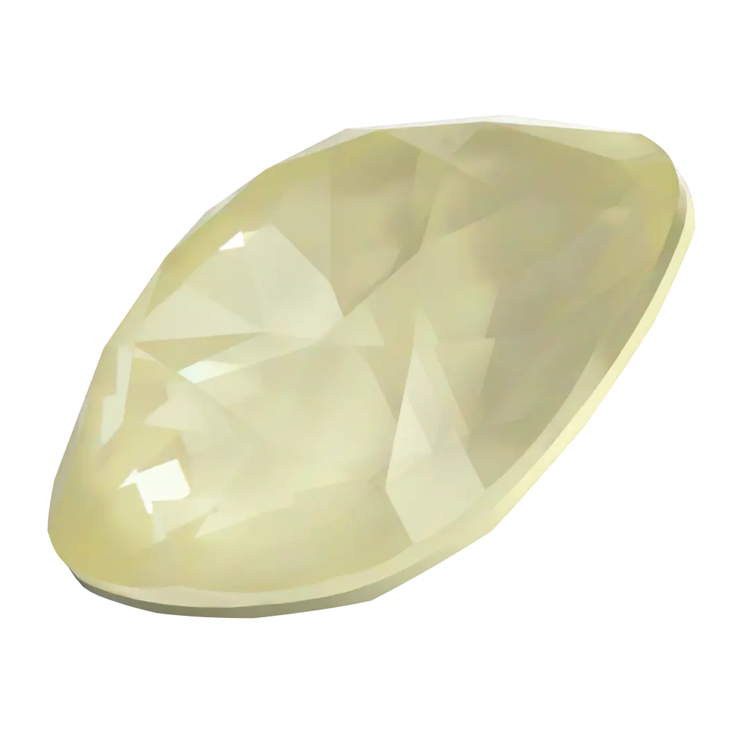 Swarovski Fancy Stones Cushion Square (4470) Crystal Soft Yellow Ignite - Bluestreak Crystals