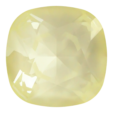 Swarovski Fancy Stones Cushion Square (4470) Crystal Soft Yellow Ignite - Bluestreak Crystals