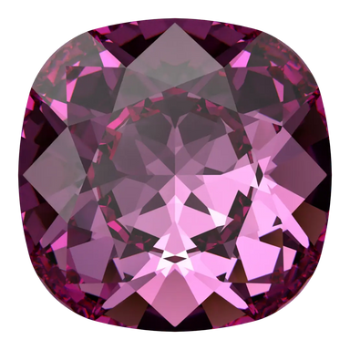 Swarovski Fancy Stones Cushion Square (4470) Dark Rose - Bluestreak Crystals