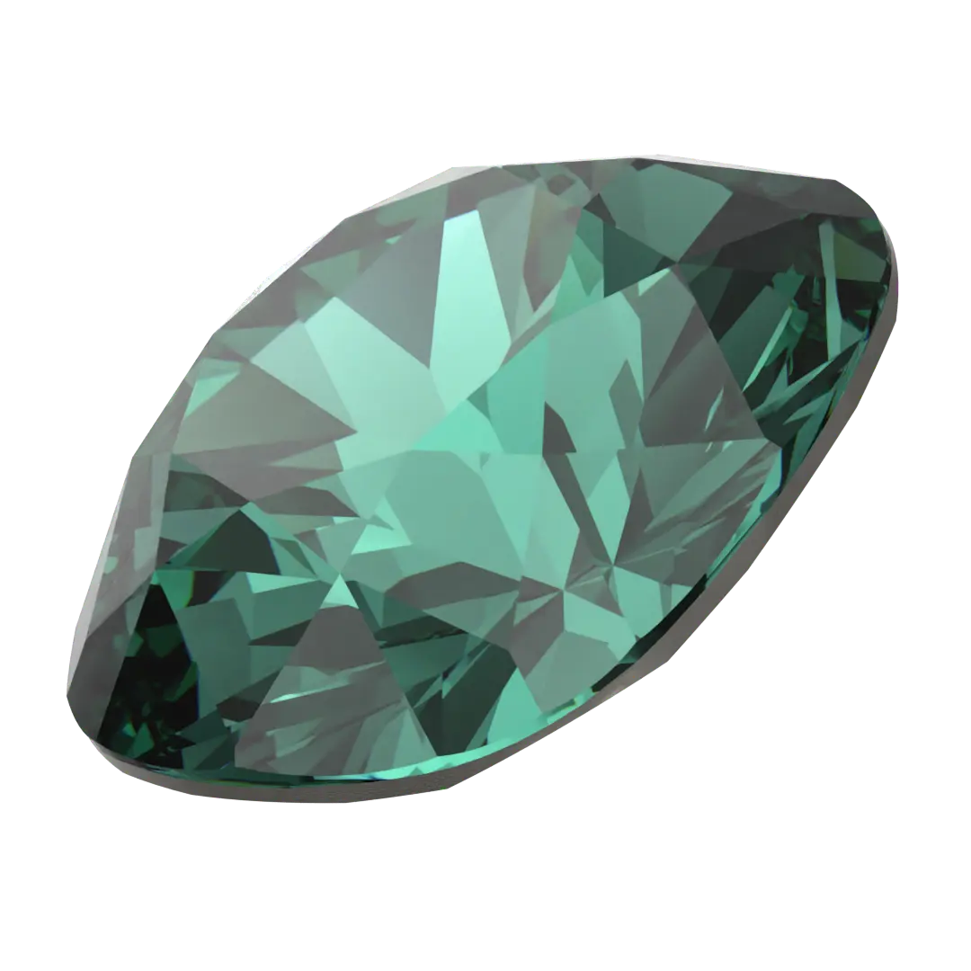 Swarovski Fancy Stones Cushion Square (4470) Emerald - Bluestreak Crystals